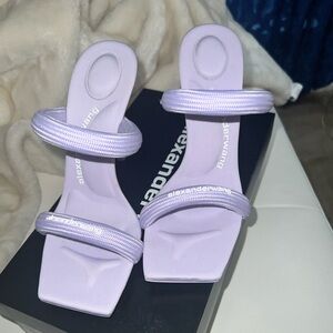 Alexander Wang Julie Tubular Logo Heel. Sz 38. Brand New. Color Unicorn.